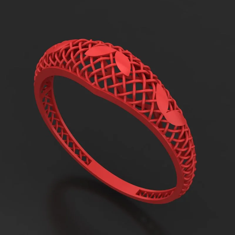Faceted Ring R-T-S 06 3D Model