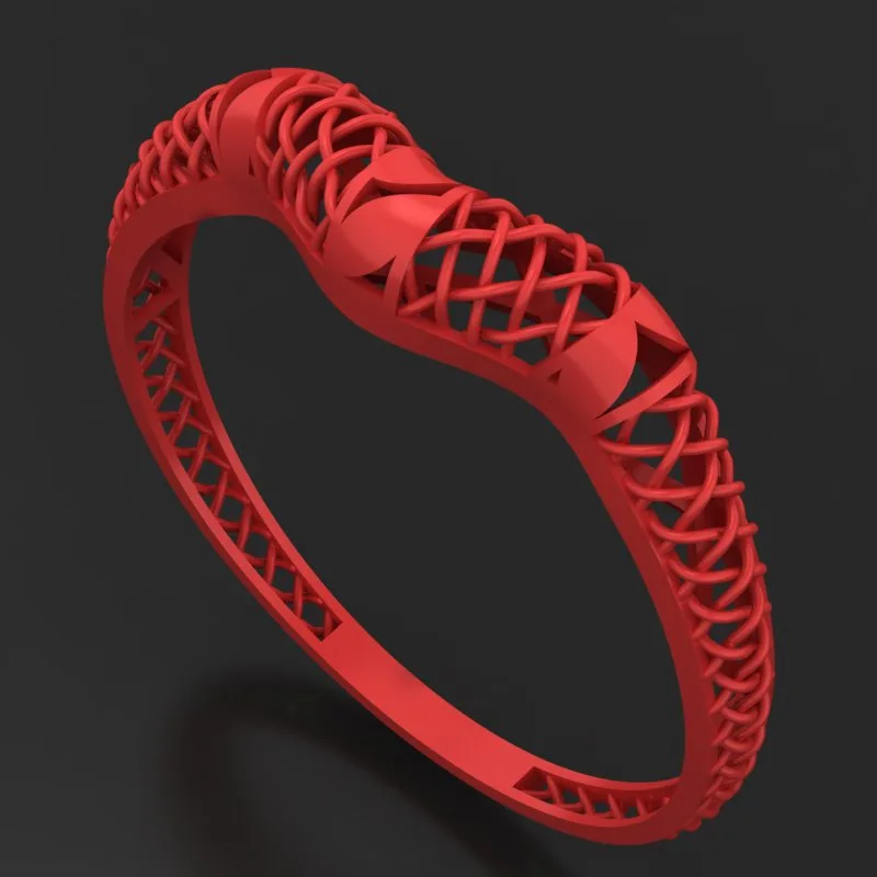 Faceted Ring R-T-S 07 3D Model