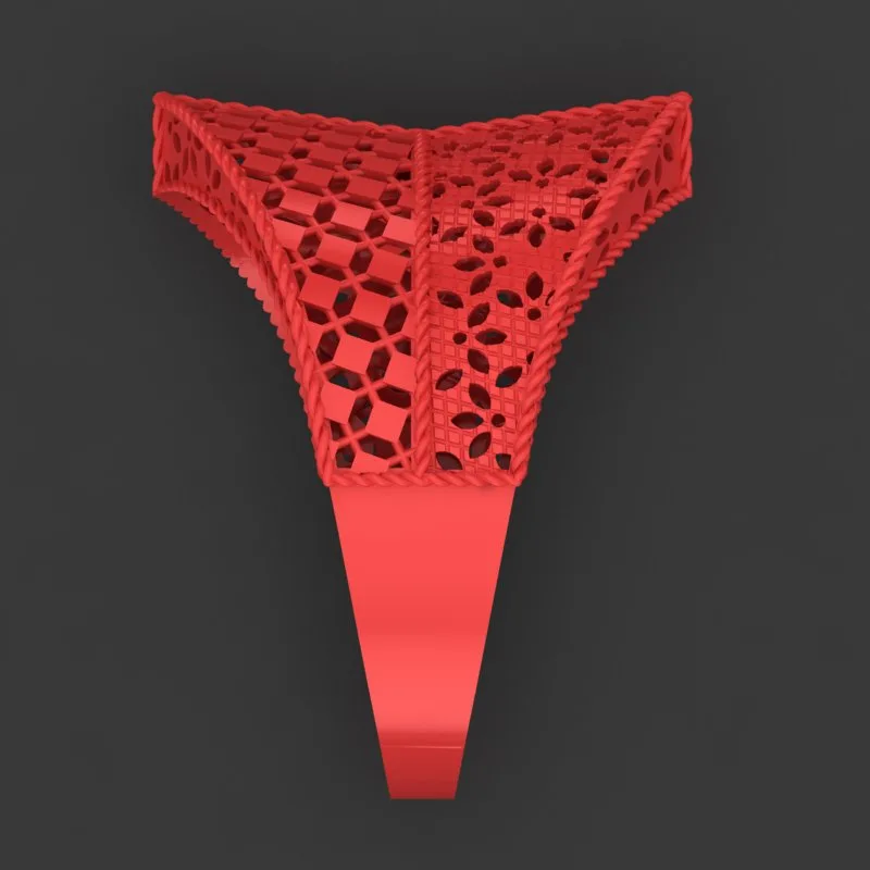 Cut Khor Aineh Fyvzhn Ring R-T-56 3D Model — image 4