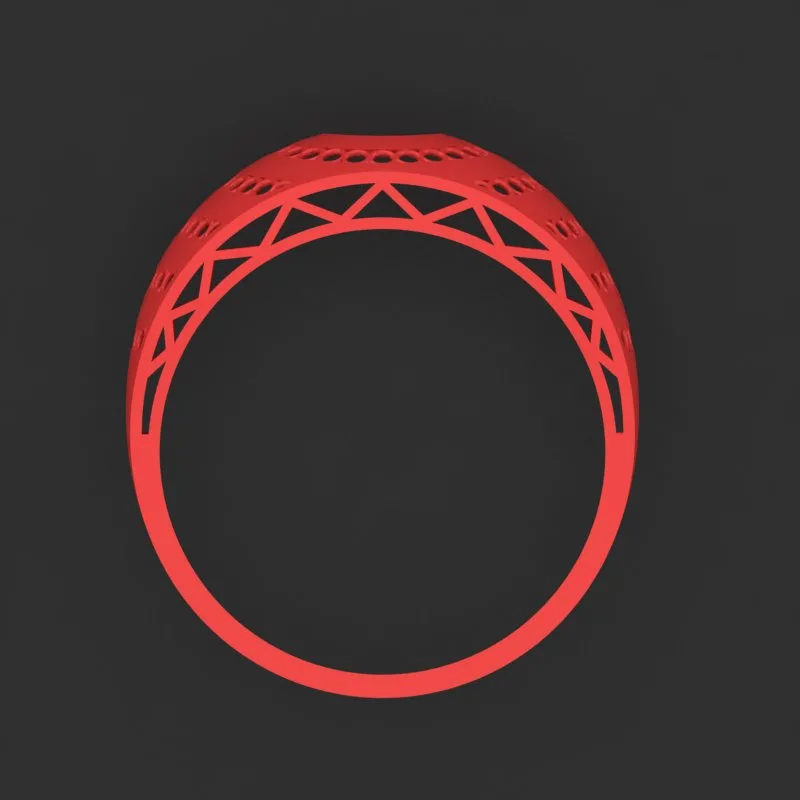 Cut Khor Aineh Fyvzhn Ring R-T-57 3D Model — image 3