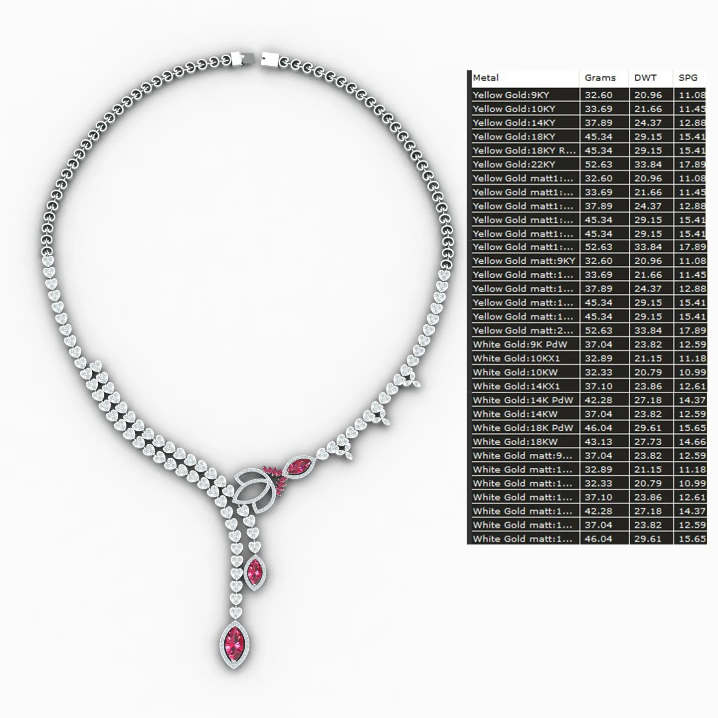 Set Jewelry Code 02 3D Model — image 13