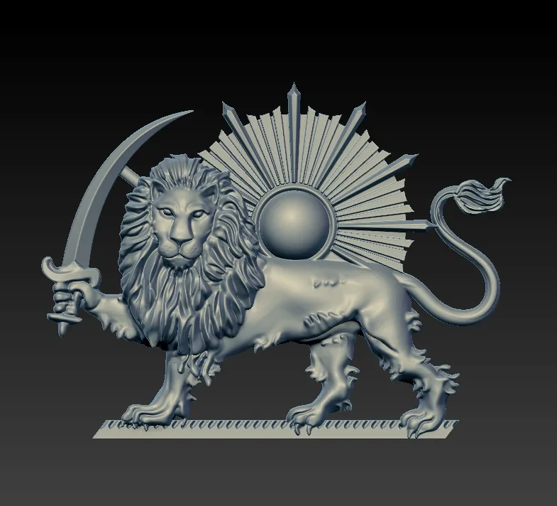 Symbol Lion Sun SK-03 3D Model — image 1