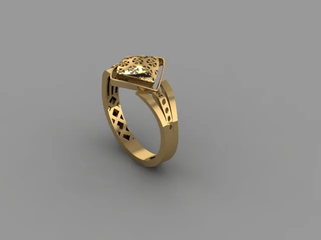 Ring 02 3D Model — image 2