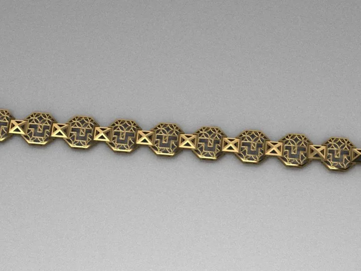 Luxury Bracelet 3D Model — image 3