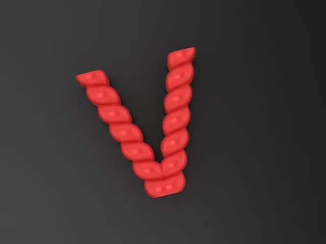آویز حرف V کد M-H-15 — تصویر ۲