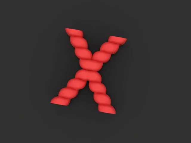 آویز حرف X کد M-H-26 — تصویر ۲