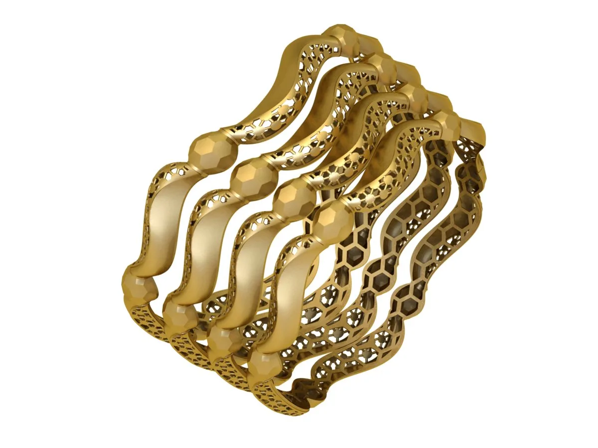 Cut Bangle Code 3 3D Model