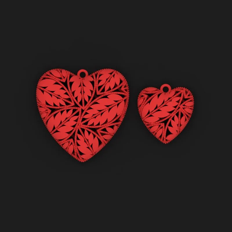 Leaf Half Set Code N-bargi-08 3D Model — image 2