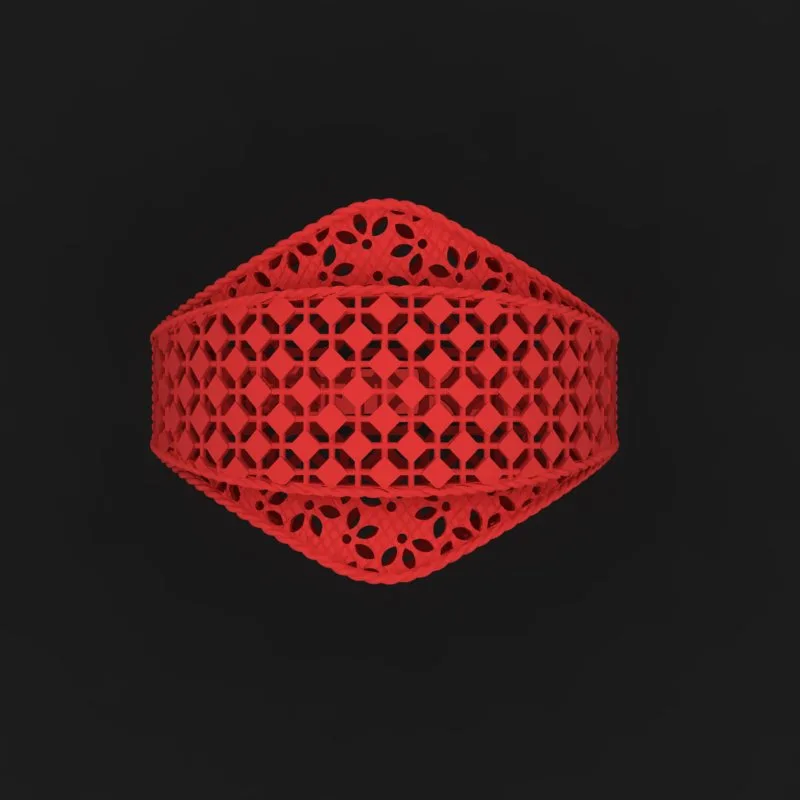 Cut Khor Aineh Fyvzhn Ring R-T-11 3D Model — image 2