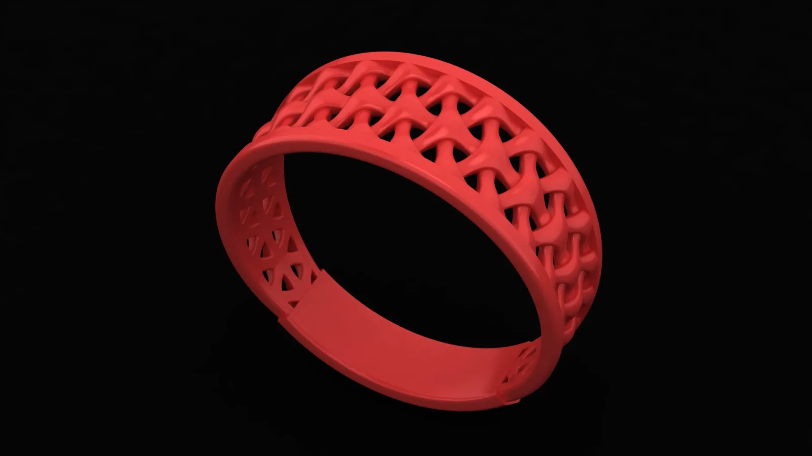Alyvt Ring Code 05 3D Model — image 1