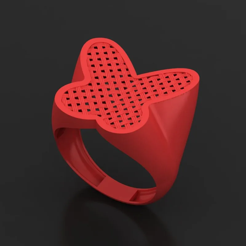 Lace Cut Woven Khor- Ring r-hasiri-19 3D Model