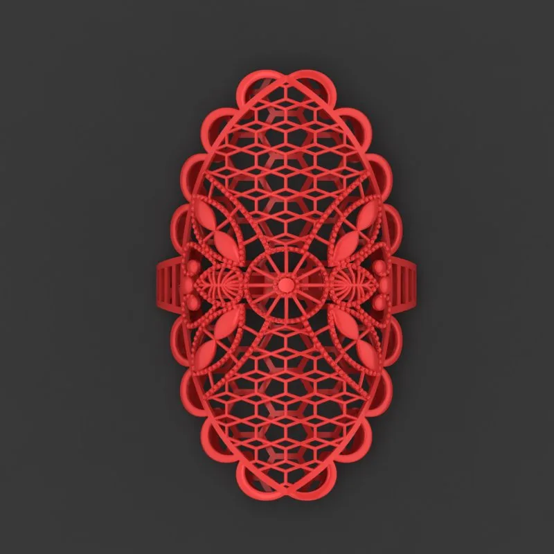 Cut Arabic Fyvzhn Khor Ring Code F-T-A02 — image 2
