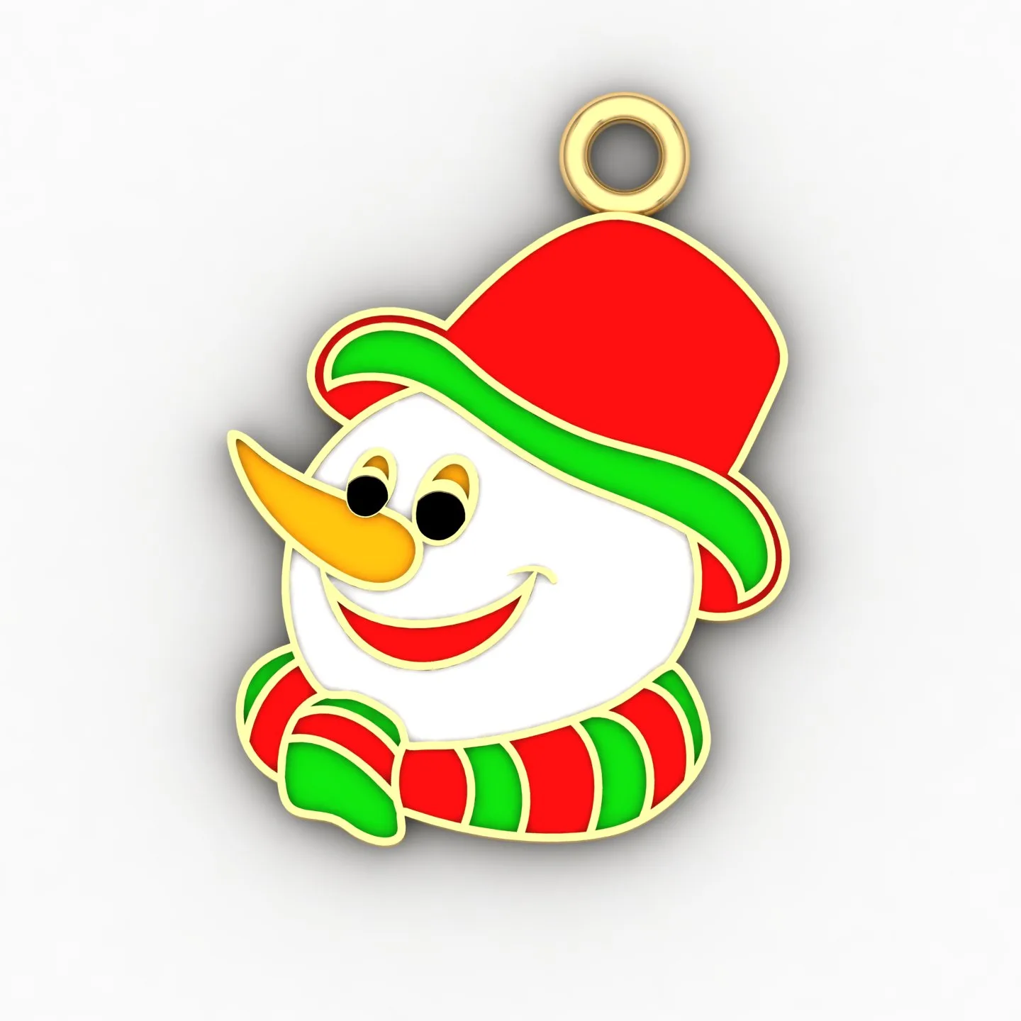 Adm Barfi Pendant Code 01 3D Model