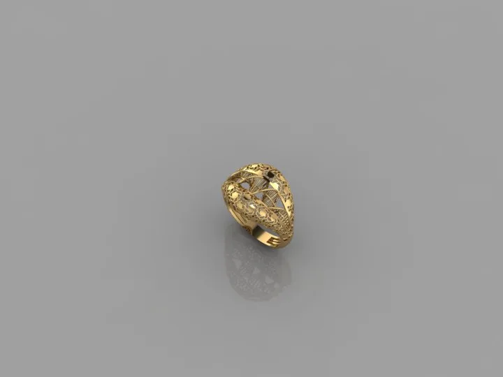 Cut Khor Ring 3D Model — image 6