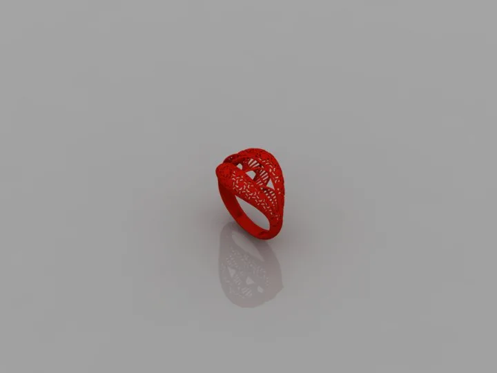 Cut Khor Ring 3D Model — image 4