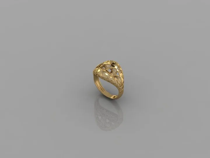 Cut Khor Ring 3D Model — image 5