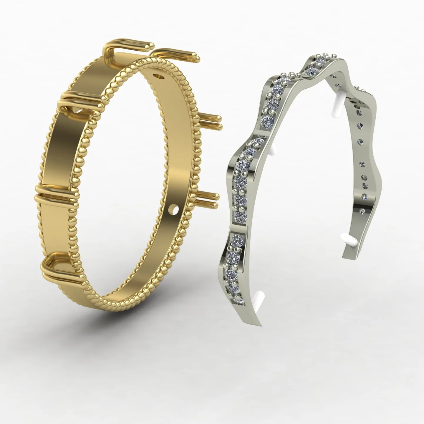 Women's Ring Code 51 3D Model — image 3