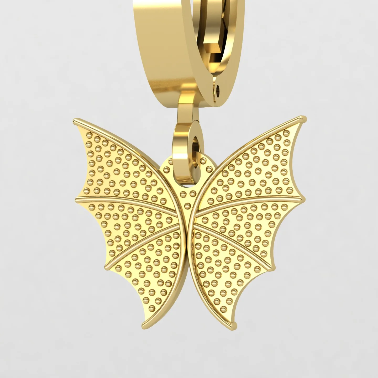Butterfly Kalipsi Earrings Code 03 3D Model — image 9