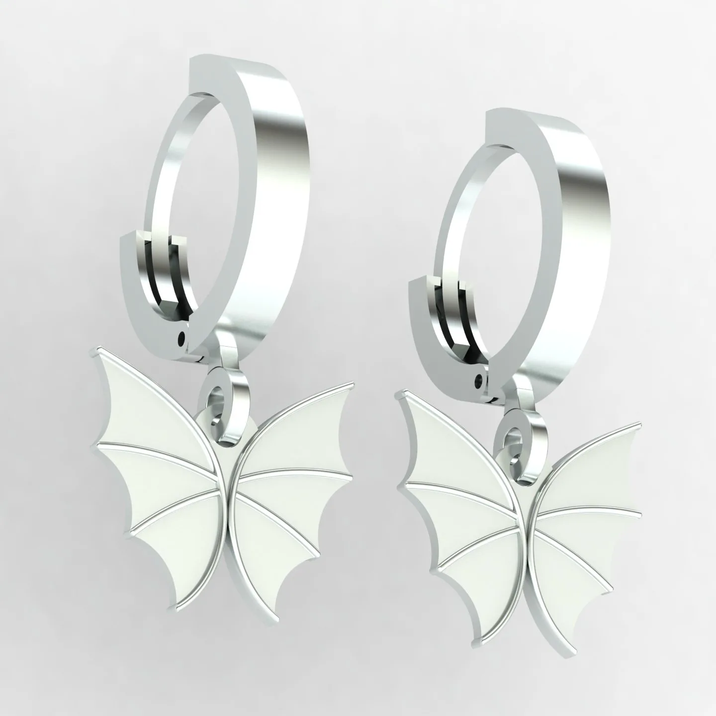 Butterfly Kalipsi Earrings Code 01 3D Model — image 3