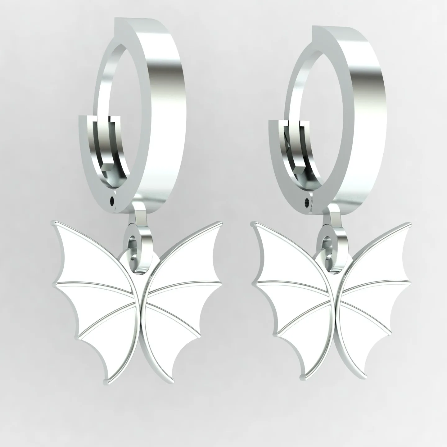 Butterfly Kalipsi Earrings Code 01 3D Model — image 7