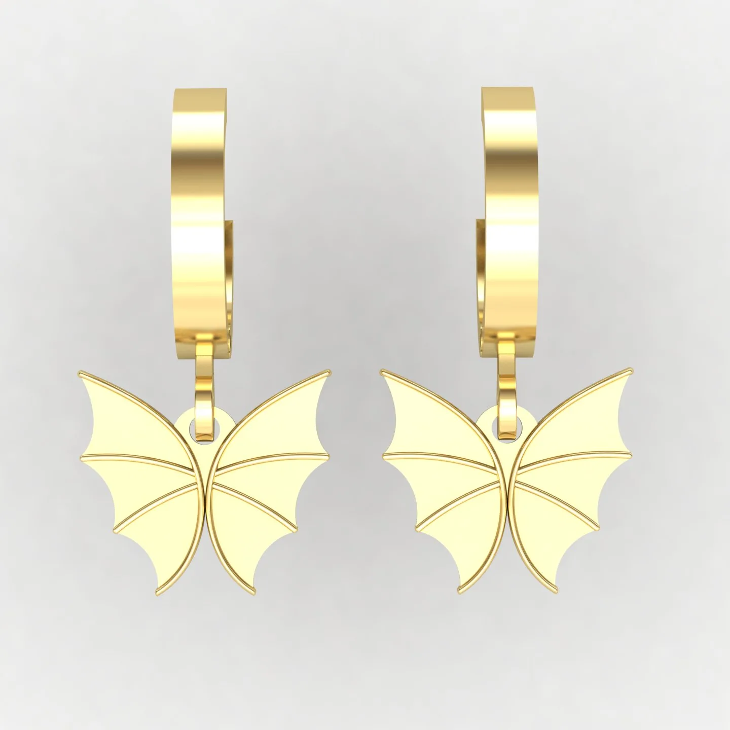 Butterfly Kalipsi Earrings Code 01 3D Model — image 8
