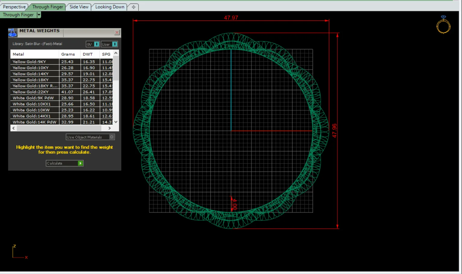 Twist Bangle Code 03 3D Model — image 3