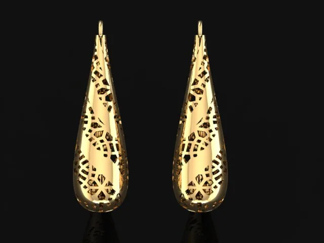 گوشواره سری کریستال طرح 31