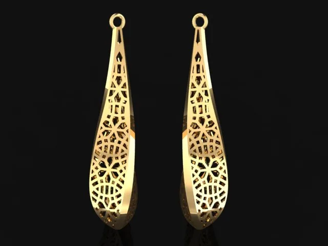 گوشواره سری کریستال طرح 30