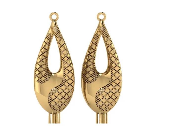 گوشواره سری کریستال طرح 16