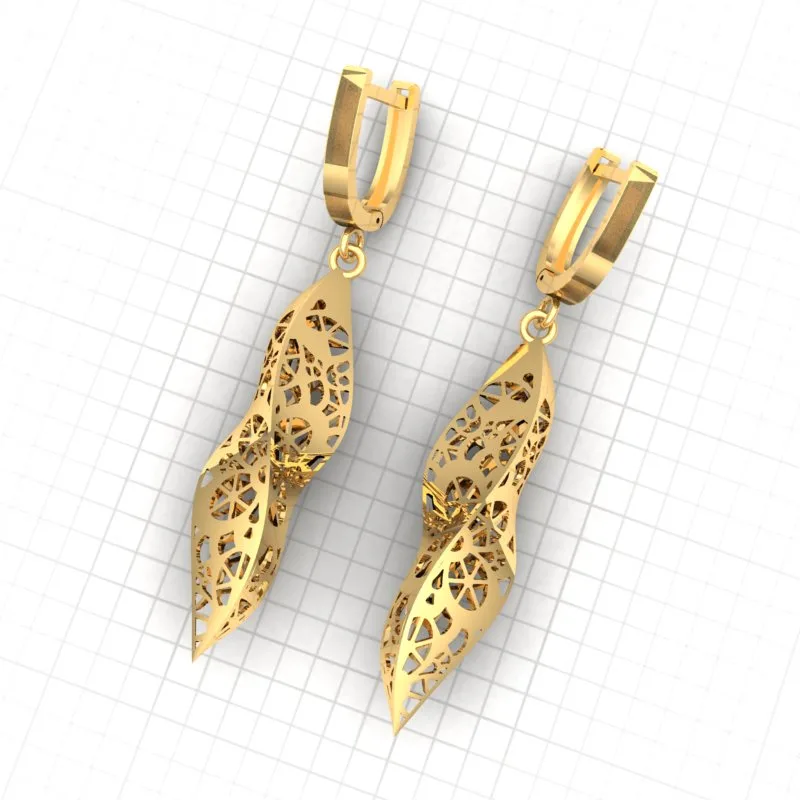 گوشواره سری کریستال طرح 2