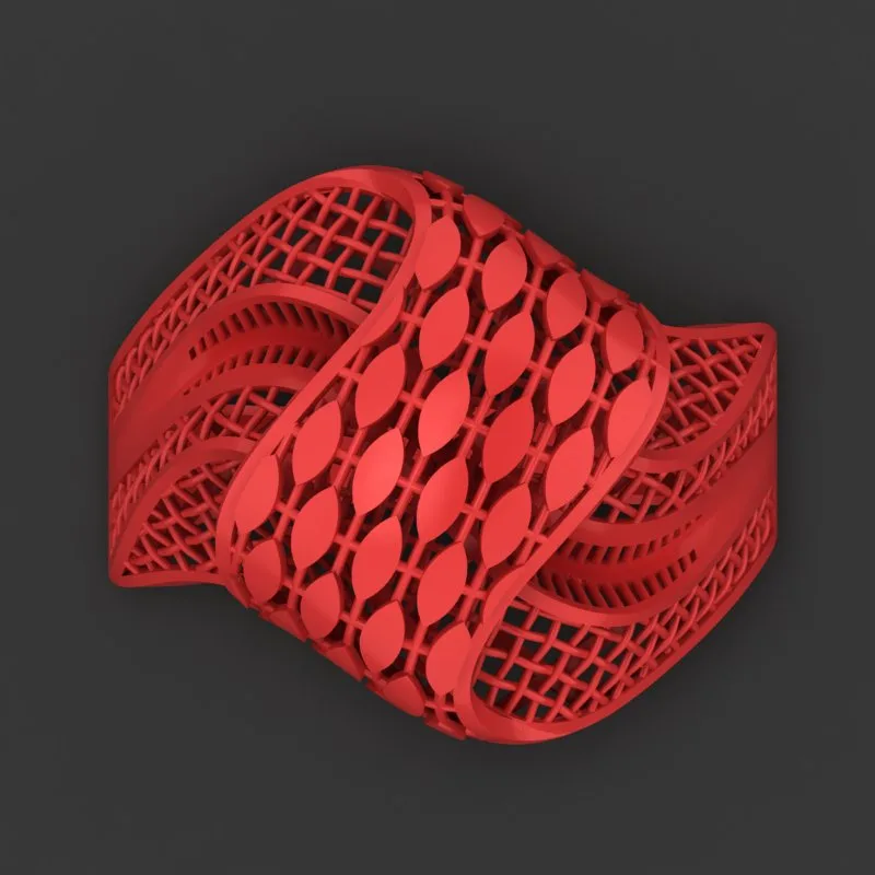Cut Khor Aineh Fyvzhn Ring R-T-190 3D Model — image 2