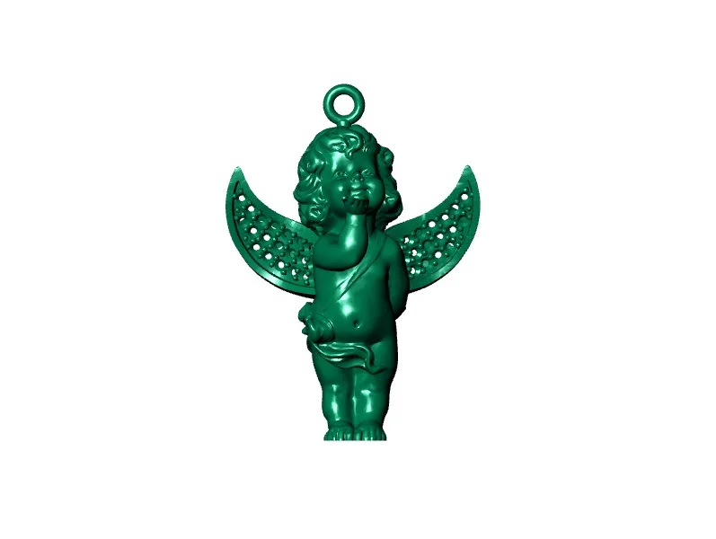 Angel Zibrash Pendant A-Z02 3D Model — image 2