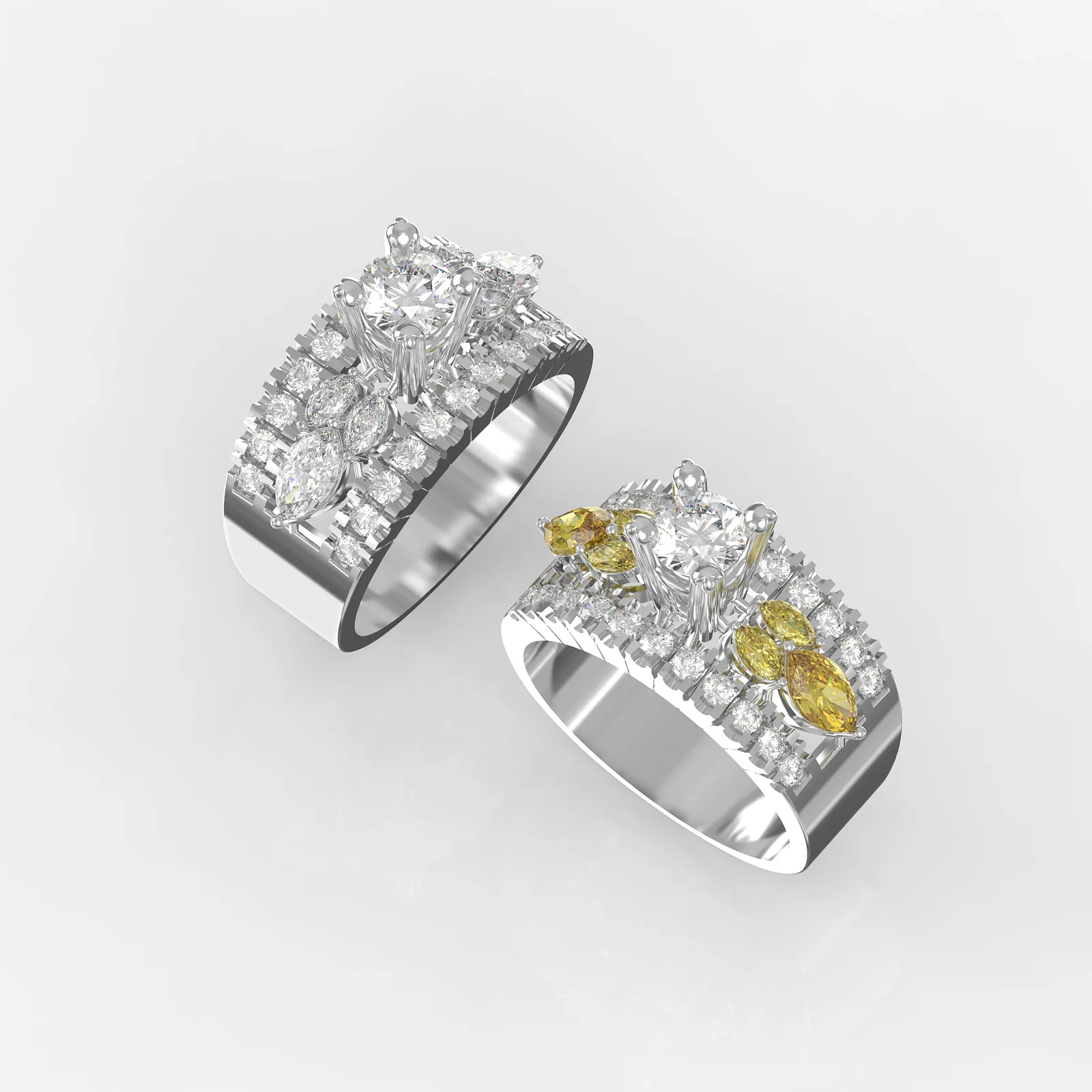 Ring Solitaire Ring Code 11 3D Model — image 4