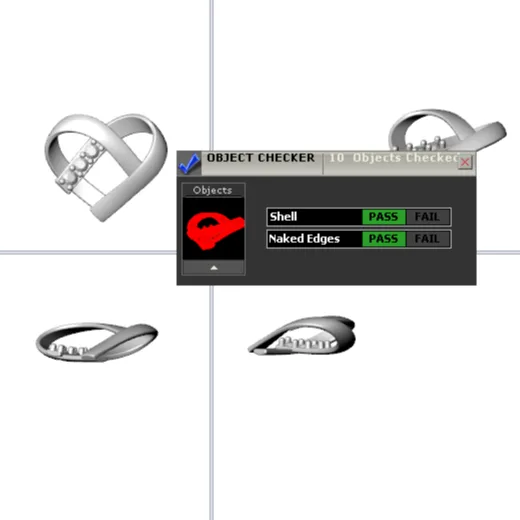 Heart Pendant 1 3D Model — image 3
