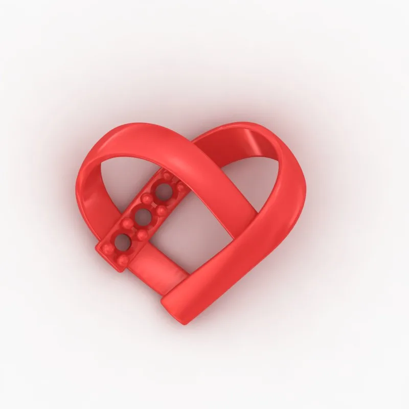 Heart Pendant 1 3D Model — image 1