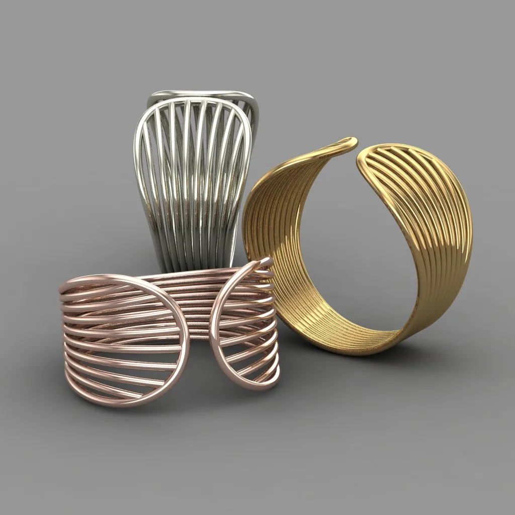 Minimal Vayri Ring Code 01 3D Model — image 1