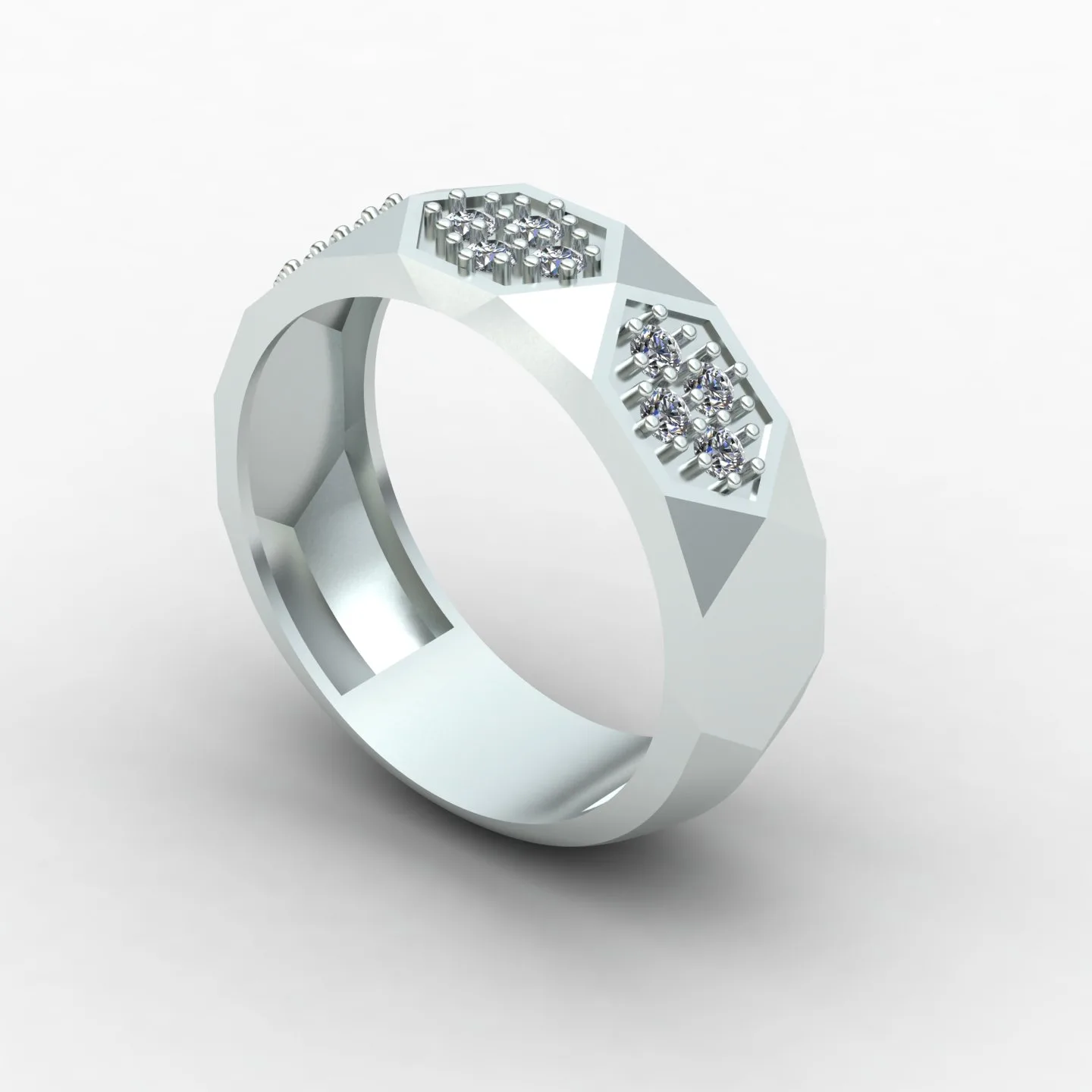 Fast Ring Code 04 3D Model — image 4