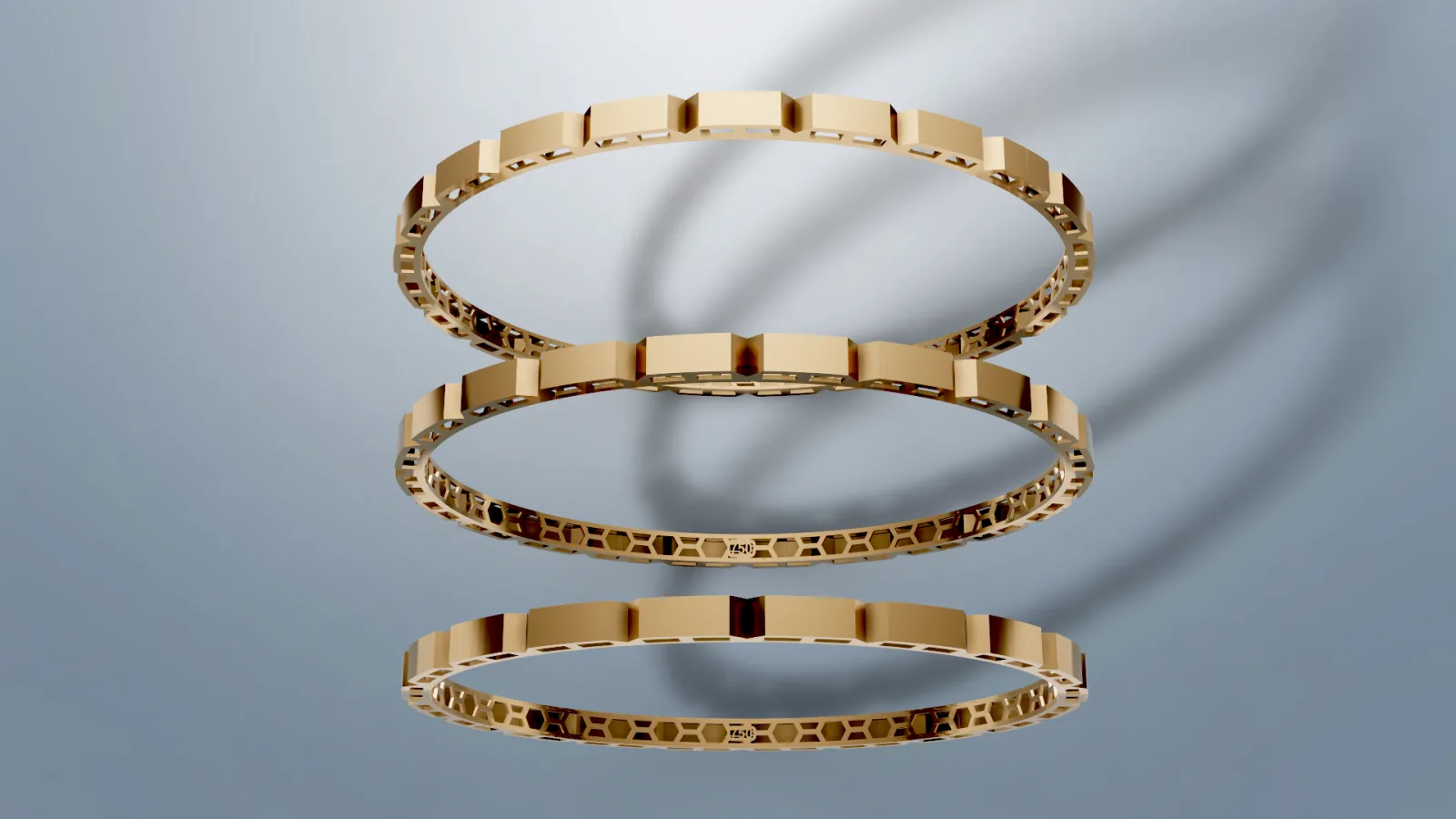 Cut Bangle Code 2 3D Model — image 3