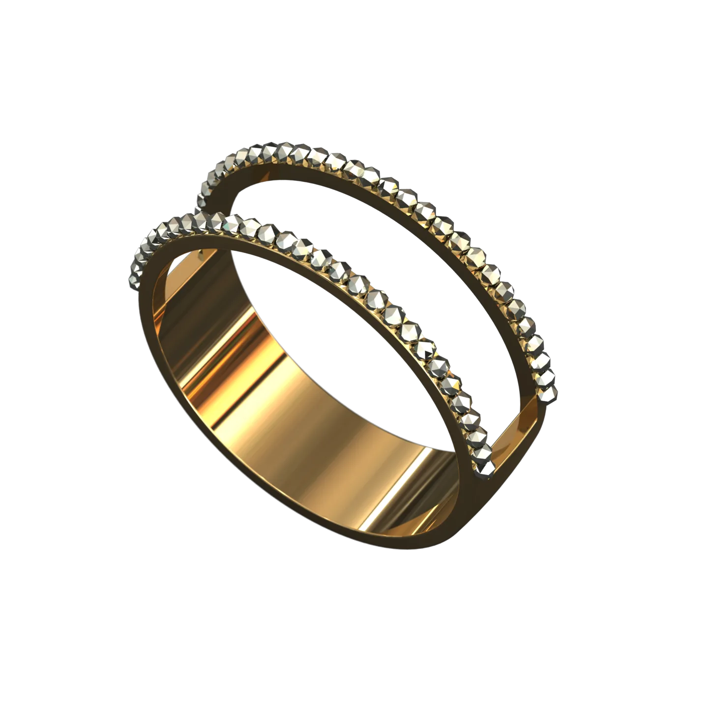 Cut Ring Code 3 3D Model — image 1