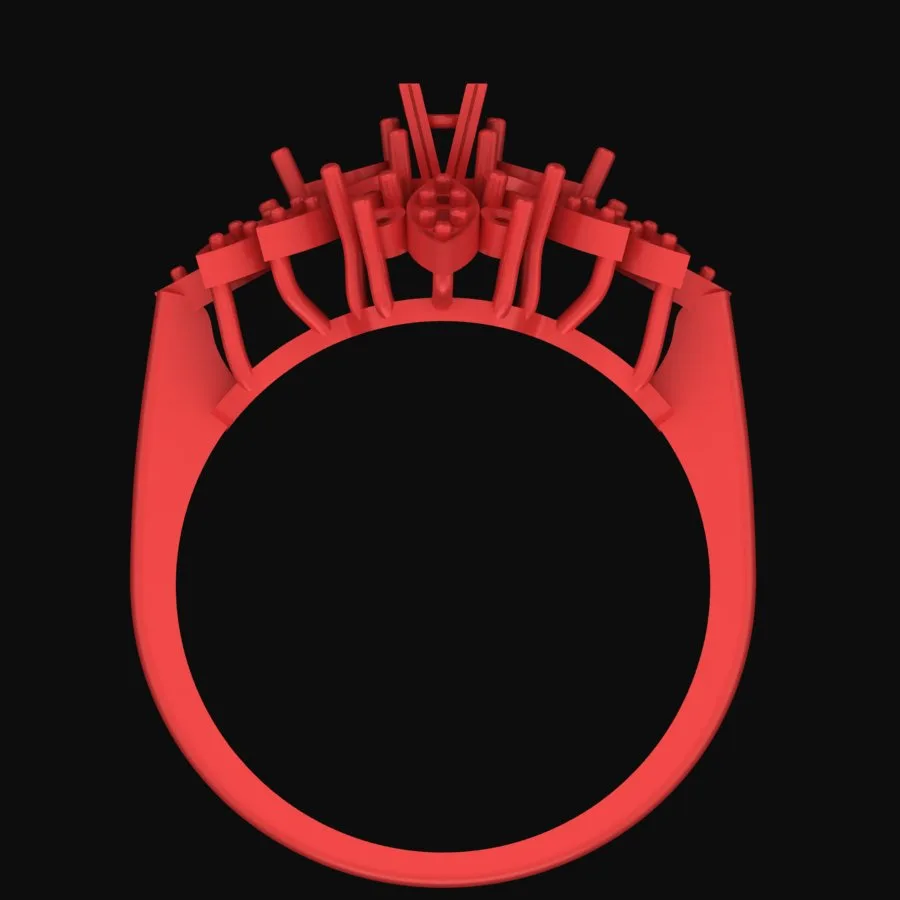 Ring R-J-38 3D Model — image 3
