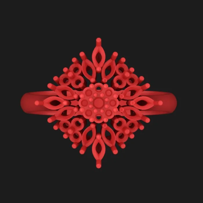 Ring R-J-42 3D Model — image 2