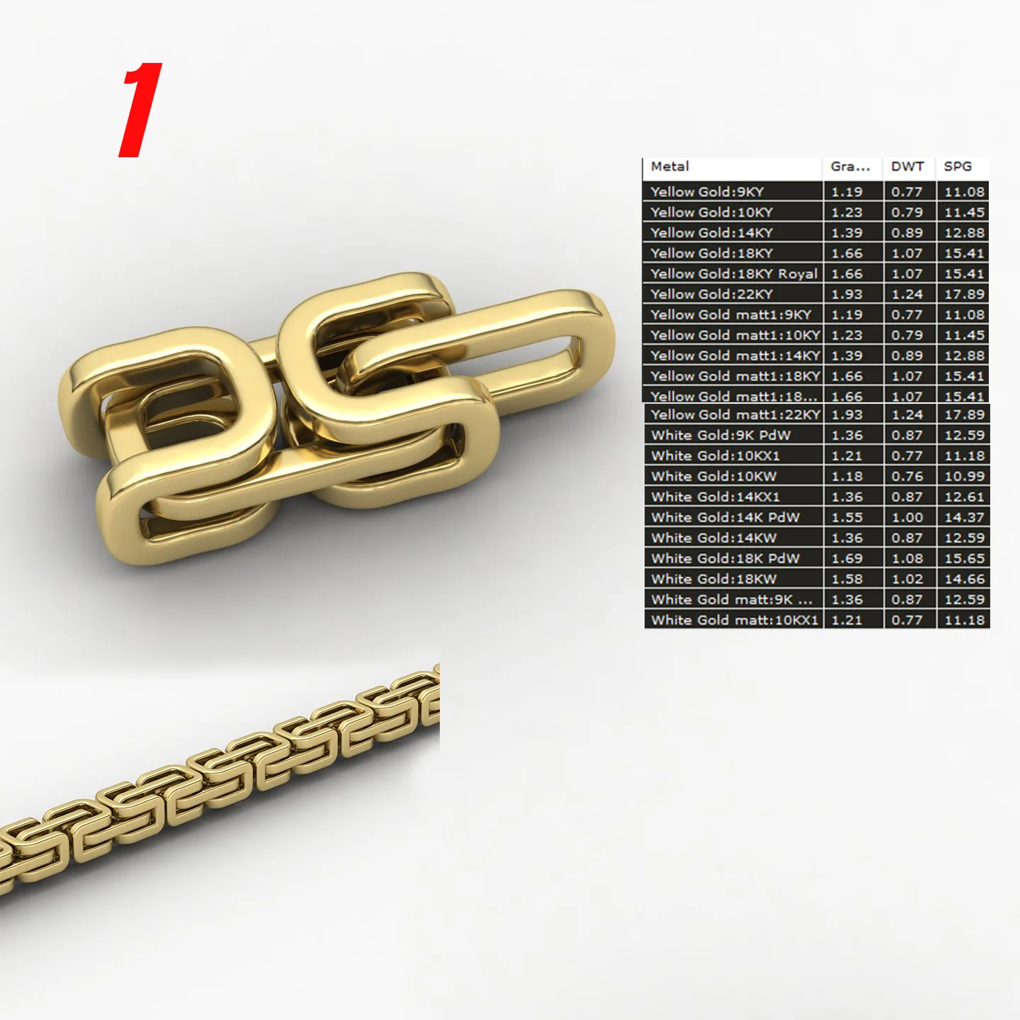 Jabeh Ai Chain 3D Model — image 8