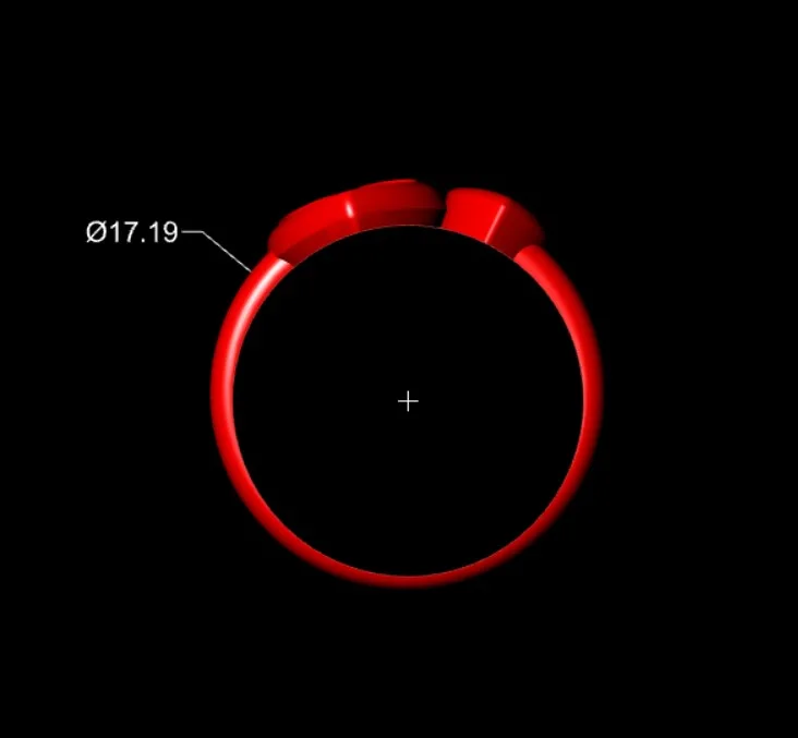 Minimal Heart Ring 2 Code 09 3D Model — image 3
