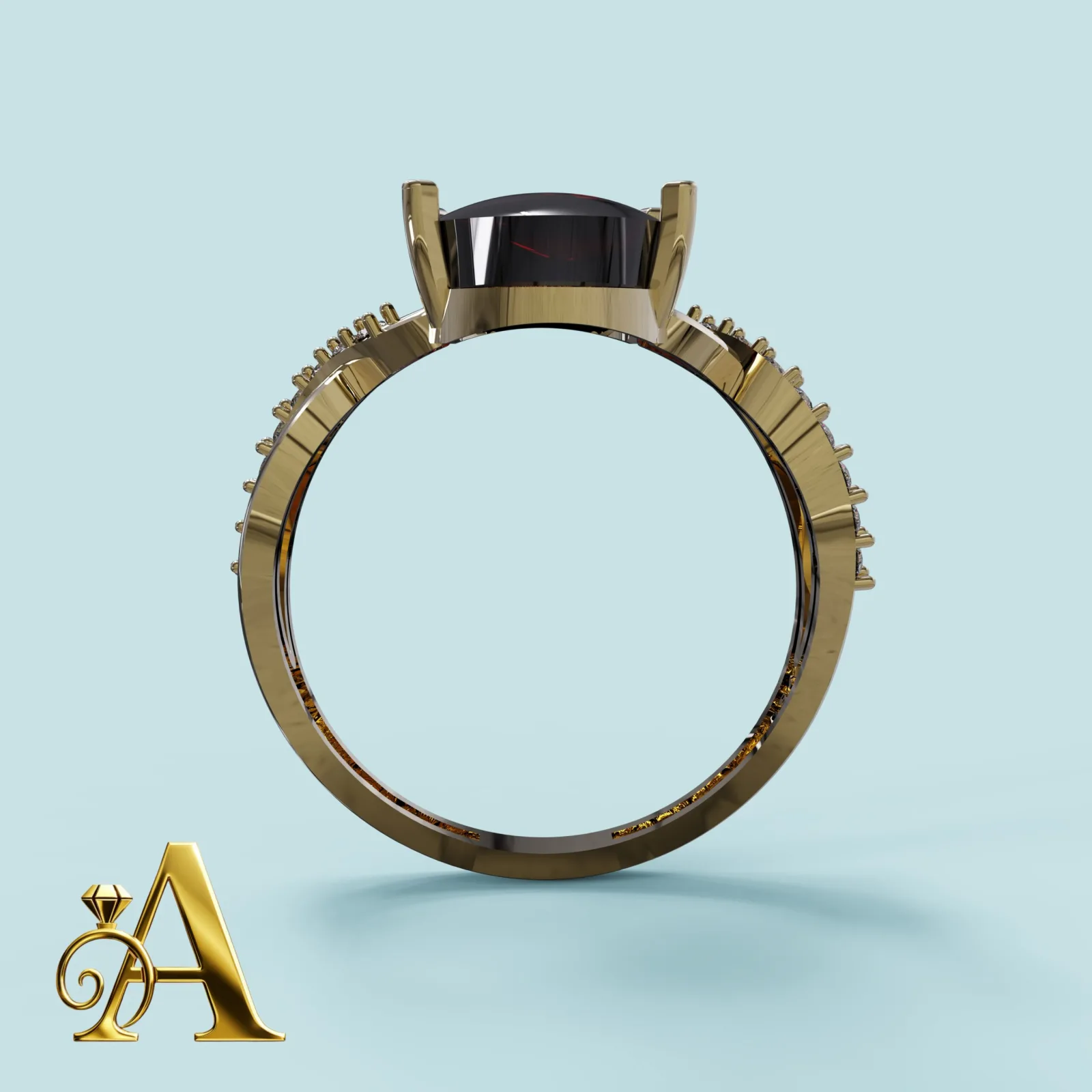 Rvyal Robi Ring 3D Model — image 4