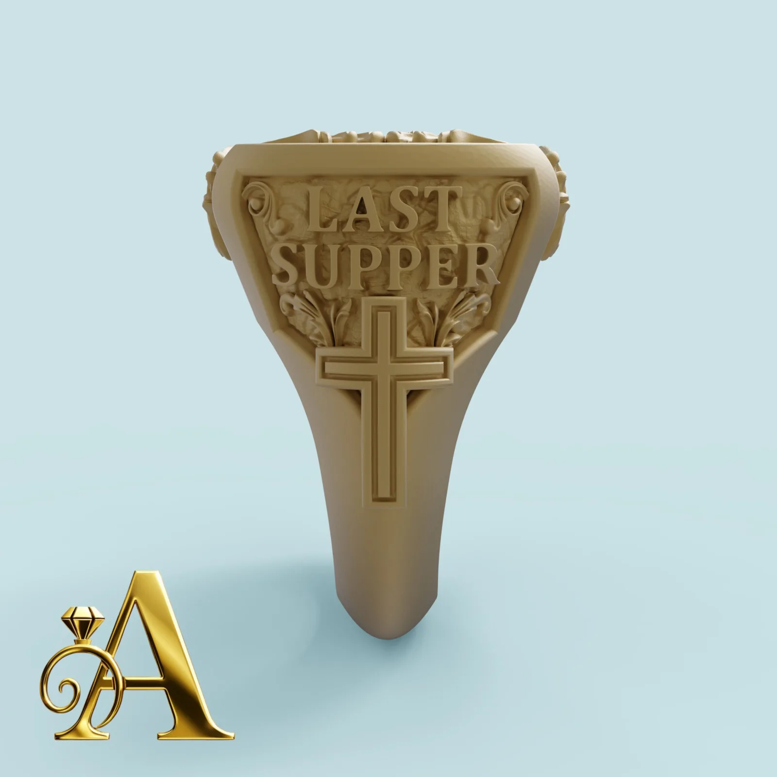 Sham Akhr Ring The Last Supper 3D Model — image 3