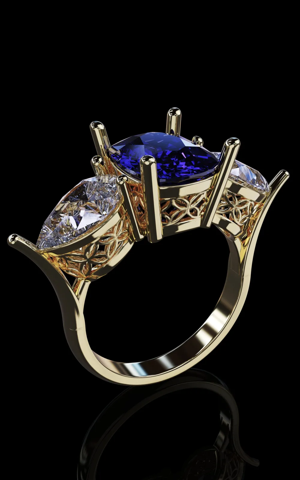 Ashk Kashn Ring 3D Model — image 5