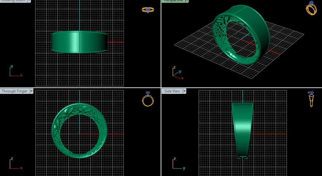 Fyvzhn Ring Code RTR1 3D Model — image 8