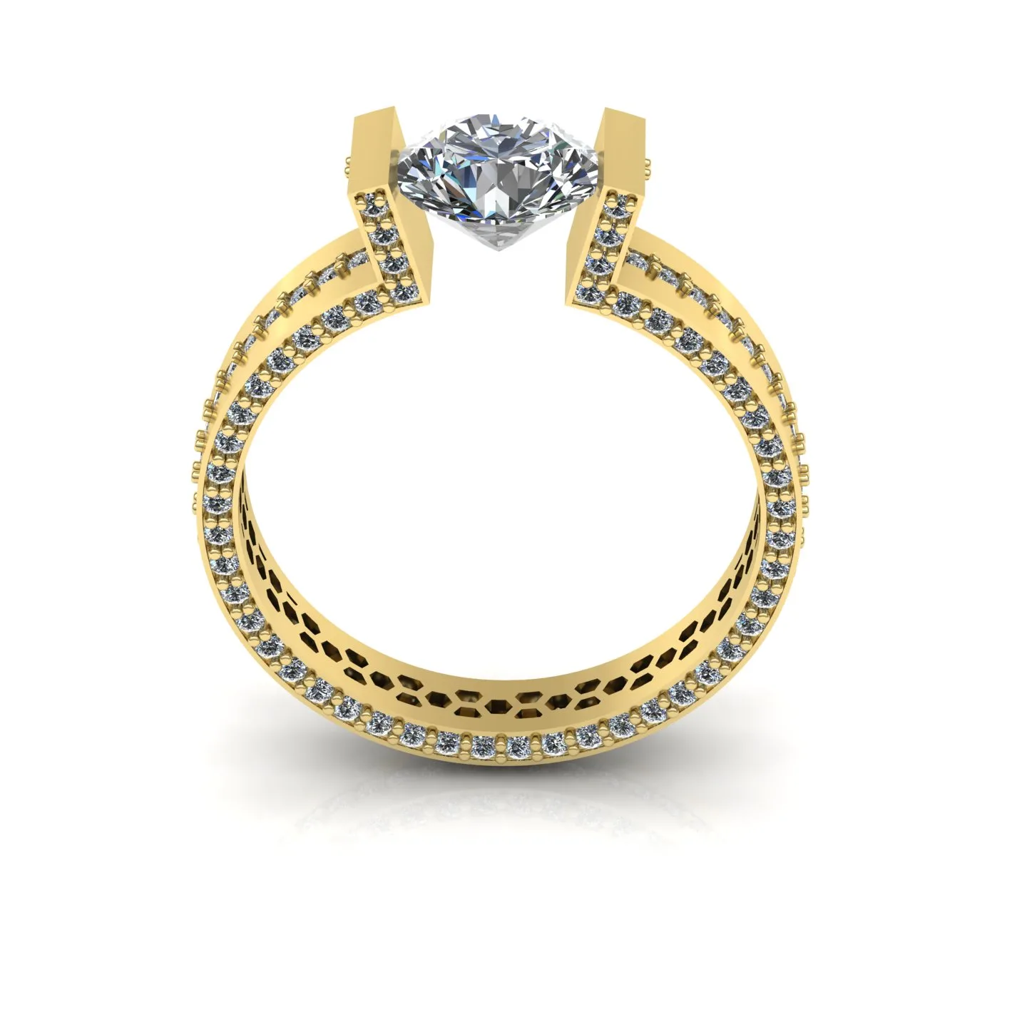 Ring Solitaire Ring Code 011 3D Model — image 4