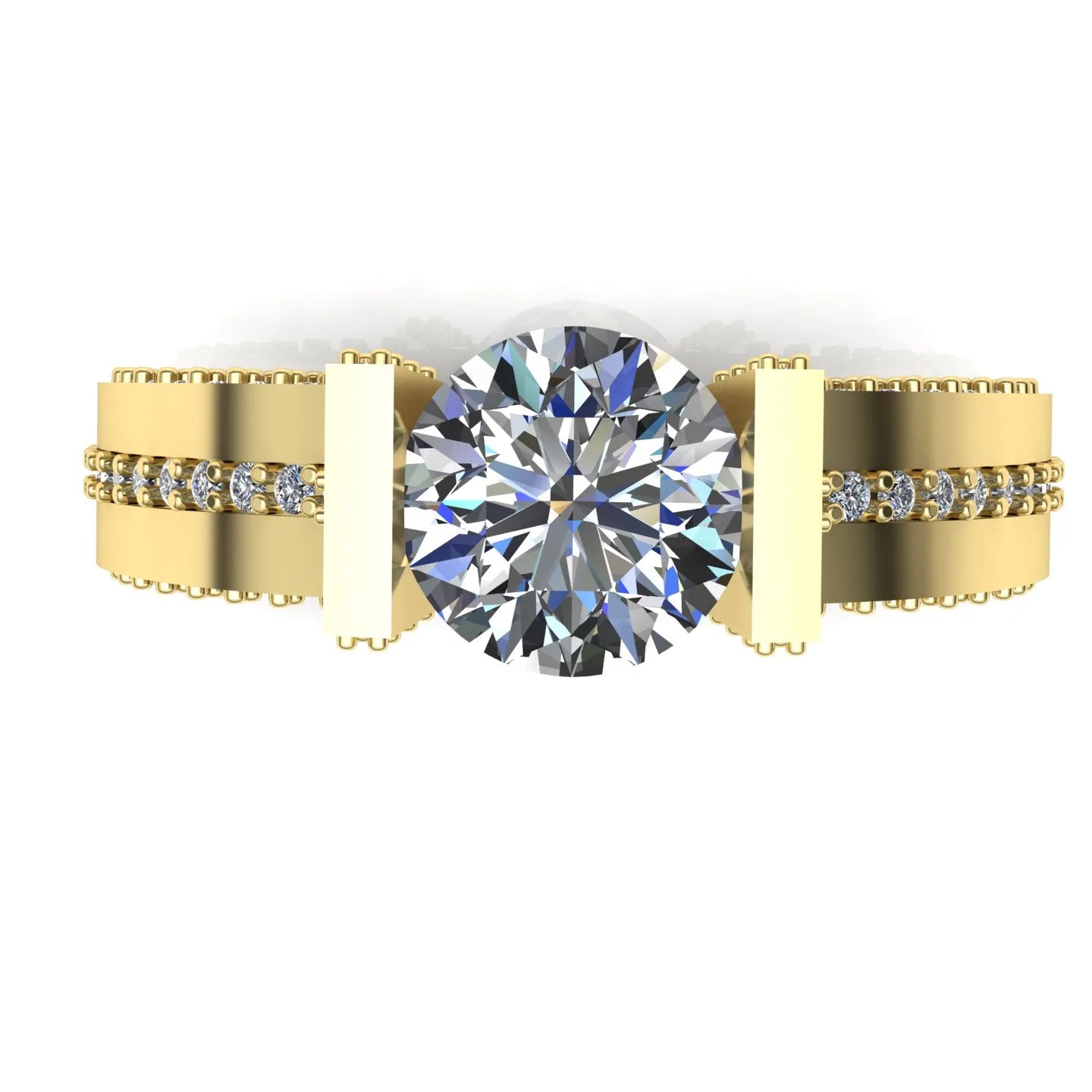 Ring Solitaire Ring Code 011 3D Model — image 8
