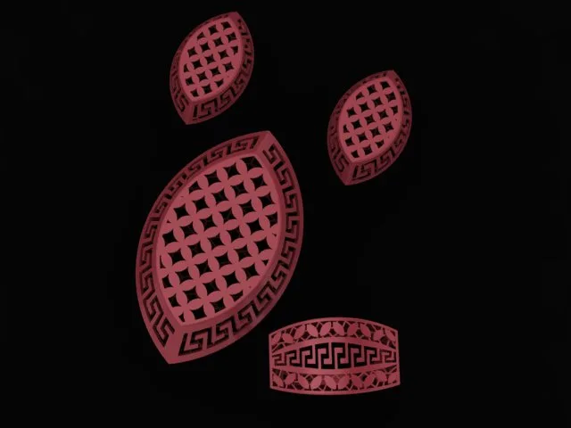 Vrsacheh Fyvzhn Half Set Code 2 3D Model — image 3